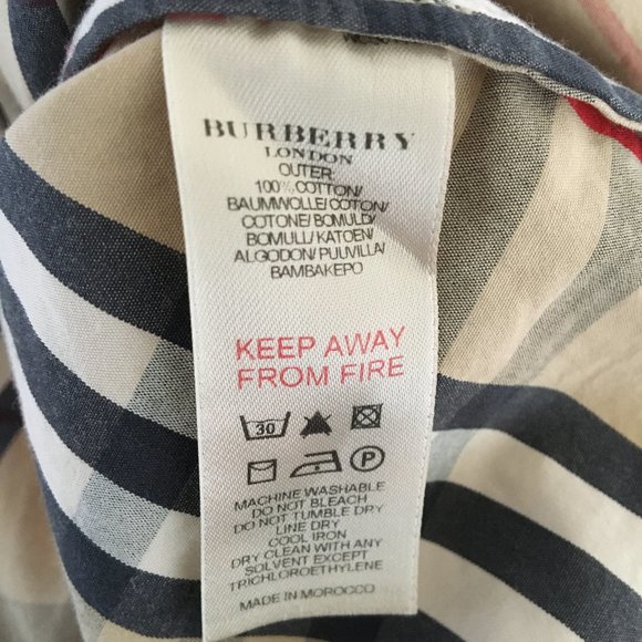 BURBERRY Short Sleeve Button Down Size 2 Toddler - Picture 5 of 8